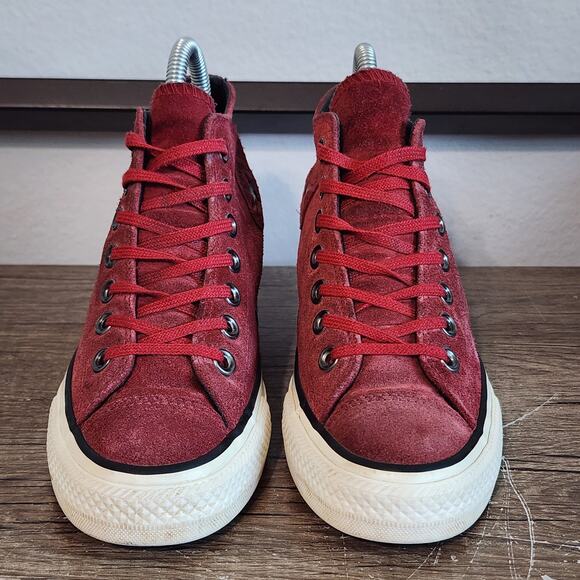 Converse Chuck Taylor All-Star Hidden Heel Wedge Women's Shoes Size 6 Red - Picture 2 of 9